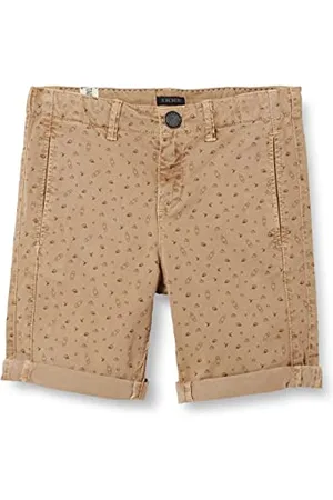 IKKS Jungen Bermuda Beige Imprimé Thème Surf et Skateboard Bermudas, Mittelbeige, Bedruckt, 2 Jahre