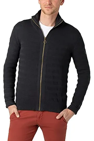 Timezone Herren Tonal Striped Jacket Sweatshirt, , S