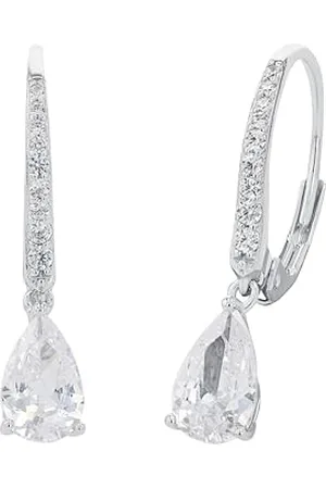 Amor Ohrhänger 925 Sterling Damen Ohrschmuck, mit Zirkonia synth., 2,5 cm, , Kommt in Schmuck Geschenk Box, 2033577
