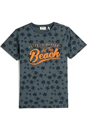 Koton Boys T-Shirt Short Sleeve Crew Neck Printed