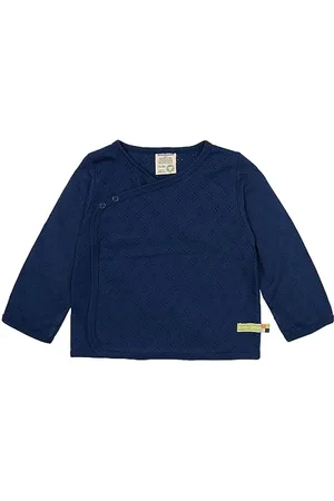 loud + proud Wickeljacke Jacquard Strick, GOTS-Zertifiziert