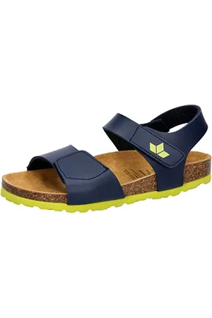 LICO Bioline Fiore V Sandalen, Marine/Lemon, 21 EU