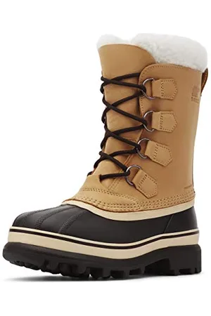 sorel Caribou wasserdichte Schneestiefel für Damen, Beige , 37 EU