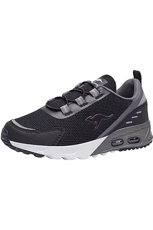 KangaROOS KX-Arg Sneaker, Jet Black/Steel Grey, 30 EU