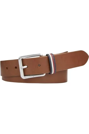 Tommy Hilfiger Herren Gürtel Ledergürtel, , 90 cm