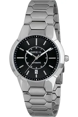 Breil Uhr Herren New ONE Ziffernblatt BI-Farbe SCHWARZ Bewegung NUR Zeit AUTOMATIK e Bracelet Stahl TW2030