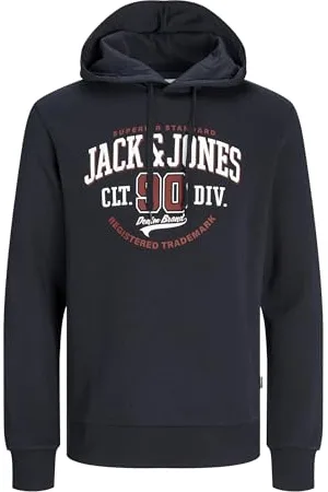 JACK & JONES Male Kapuzenpullover Logo Kapuzenpullover