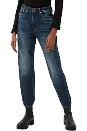 QS by s.Oliver Damen 2120400 Jeans 7 8 Mom fit, , 42 EU