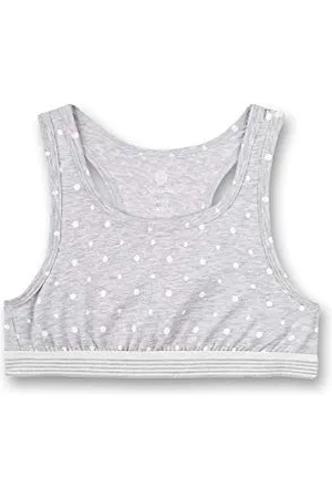 Sanetta Mädchen Bustier grau Sport-BH, , 140