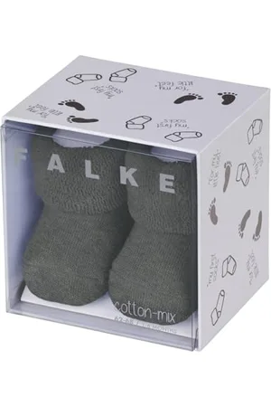 Falke Unisex Baby Socken Erstling B So Baumwolle einfarbig 1 Paar, , 62-68
