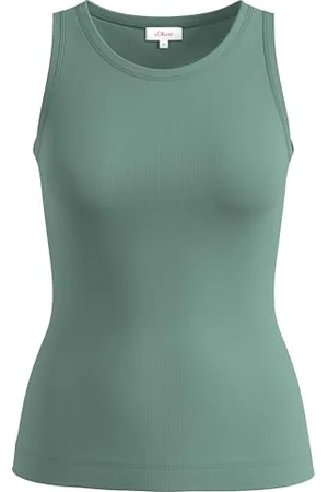 QS by s.Oliver Damen 2144537 Top mit Rippstruktur, , 44