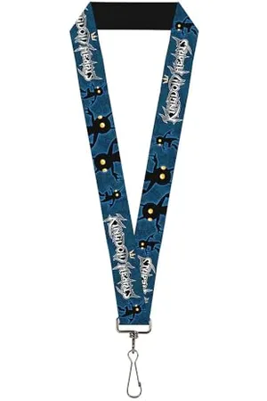 Buckle Buckle Down Unisex-Erwachsene Lanyard-1.0-Kingdom Hearts Shadow Poses2 Navy Blue/Black Schlsselanhnger, , Einheitsgröße