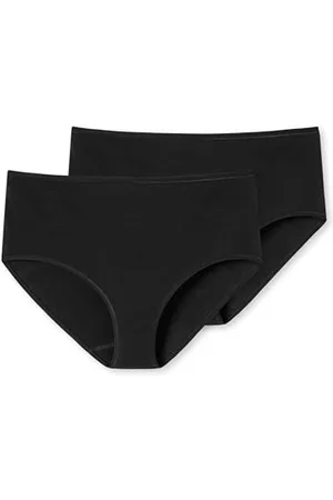 Schiesser Damen 2 Pack Midi Slip Bio Baumwolle - 95/5 Organic Unterwäsche, , 46 EU