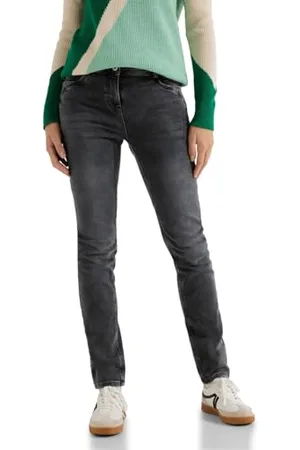 CECIL Damen B377016 Jeanshose Slim, , 26W / 32L