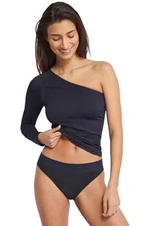Sloggi Damen Ever Infused Aloe 1 Shoulder Top, Black, XL