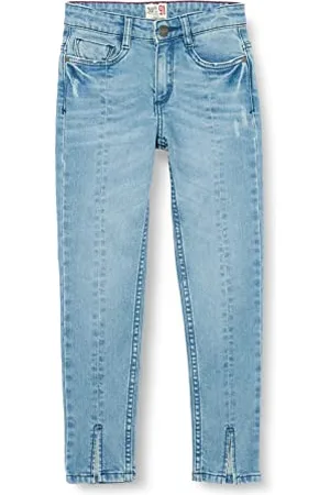 Noppies Kids Mädchen Girls Skinny fit Denim Pants Gyor Jeans, Aged Blue-P144, 128