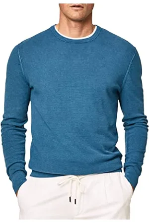 Hackett Herren GMD Textured Crew Pullover, , XXL