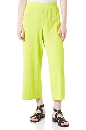 TOM TAILOR Damen 1035901 Basic Culotte, 24702-Neon Lime, XXL