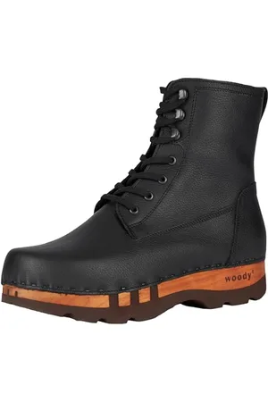 Woody Herren Paul Halblange Stiefel, Nero, 50 EU