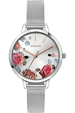 Oui&Me Oui & Me Damenuhr, Fleurette Kollektion, Quarzuhrwerk, 34mm Gehäuse - ME010104