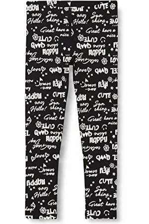 Koton Slogan Bedruckte Leggings Baumwolle Leggings Mädchen, , 7-8 Jahre