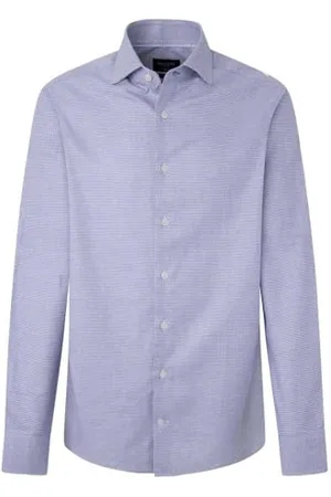 Hackett Herren Mouline Puppytooth Hemd, , M