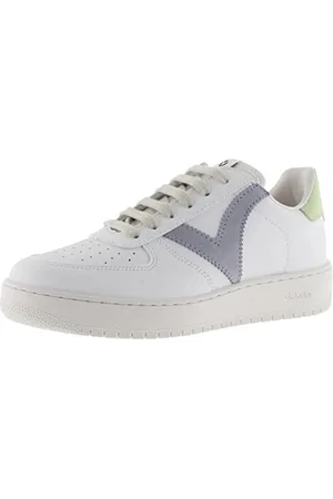 victoria Low-Top Unisex Madrid Leder-Effekt & Kontrast-Farbigeteile 1258201 für Erwachsene 36