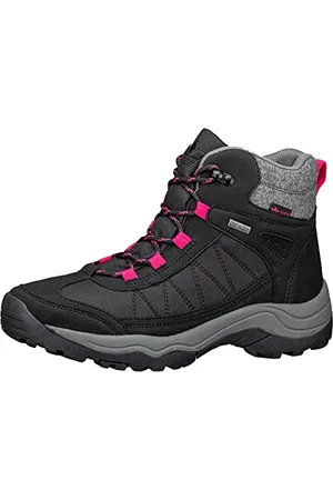 LICO Randers Damen Schneestiefel, schwarz/pink, 40 EU