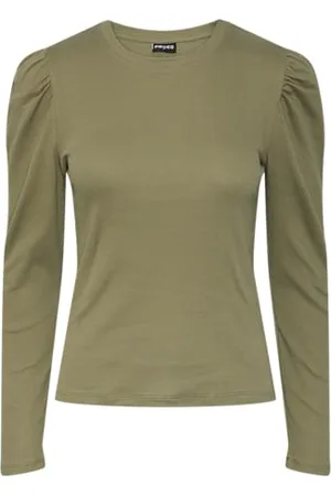 Pieces® PCJANNA LS O-Neck TOP MM