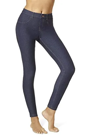 HUE Damen Essential Denim Leggings, , S