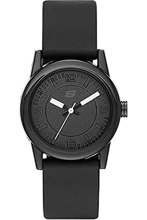 Skechers Damen Analog Quartz Uhr mit Silicone Armband SR6028