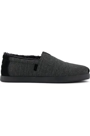 TOMS Herren Alp FWD Flacher Slipper, Grau/Fischgrätmuster, 44 EU