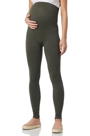 Noppies Maternity Damen Reva Seamless Rib Leggings, Olive-P627, M-L