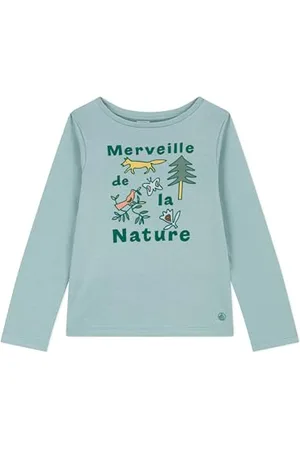 Petit Bateau Mädchen Langarm-T-Shirt, , 4 Jahre