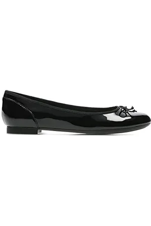 Clarks Damen Couture Bloom Geschlossene Ballerinas, Schwarz (Black Patent) ,35.5 EU