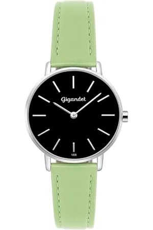 Gigandet Damen Analog Japanisches Quarzwerk Uhr mit Leder Armband G36-022
