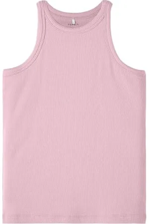 NAME IT Mädchen NKFKAB SL Slim TOP NOOS Ripptanktop, , 158/164 cm