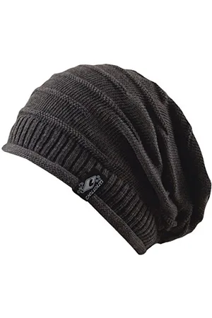 Chillouts Longbeanie aus 100% Baumwolle Erik Hat - Herren dunkelgrau