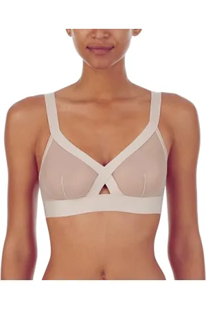 DKNY Damen-Bralette-BH mit Softcup-Motiv, , Medium