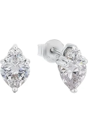 Amor Ohrstecker 925 Sterling , 375 Gold Damen Ohrschmuck, Gold, , mit Zirkonia, Kommt in Schmuck Geschenk Box