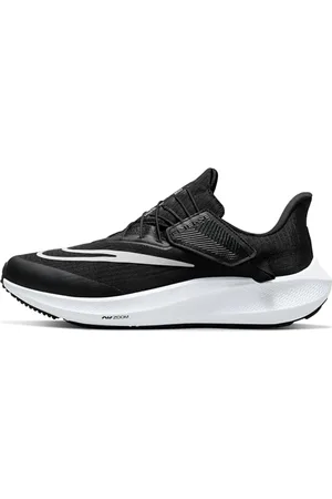 Nike Damen Air Zoom Pegasus 39 FlyEase Sneaker, Schwarz/Weiß-DK-Rauchgrau, 36.5 EU