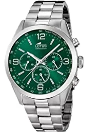 Lotus Minimalist Herren Armbanduhr aus Edelstahl in der Farbe 43mm, Wasserdichtigkeit: 5Bar, 18152/F