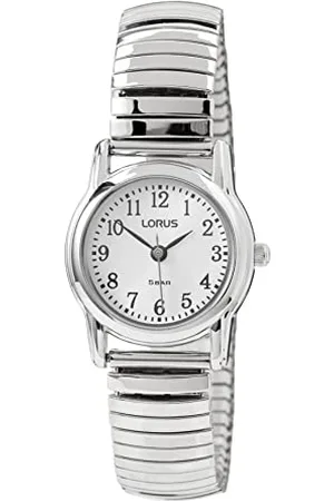 Lorus Damen-Uhr Quarz Palladiumauflage mit Metallband RRX33HX9