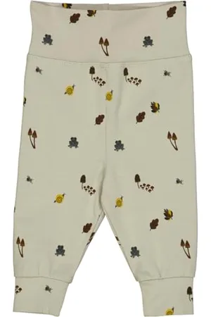 Müsli By Green Cotton Baby - Jungen Mini Me Forest Pants, Soft Green/Mustard/Bark, 74 EU