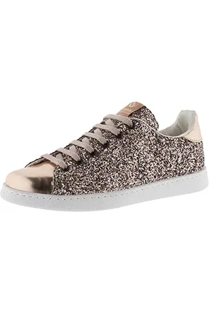 victoria Low-Top Tennis Glitter & Metallic-Details & Passende Schnürsenkel 112558 für Damen 38