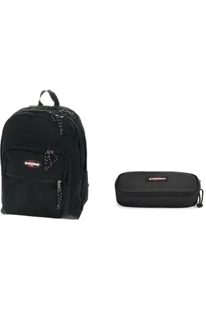 Eastpak Pinnacle Rucksack, 42 cm, 38 L, (Black) & OVAL SINGLE Federmäppchen, 22 cm, (Black)