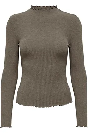 ONLY Damen Onlemma L/S High Neck Top Noos JRS Langarmshirt, , S