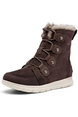sorel Explorer Joan Waterproof wasserdichte Winterstiefel für Damen, Braun (Blackened Brown), 37 EU