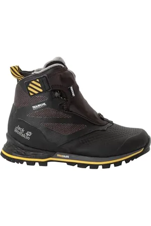 Jack Wolfskin Damen 1995 Series Texapore Mid W, Black / Burly Yellow Xt, 38 EU