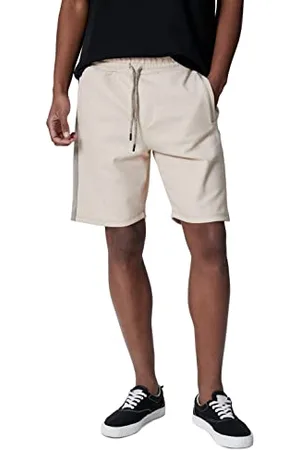 Koton Men Basic Bermuda Shorts Drawstring Striped Pocket Detailed